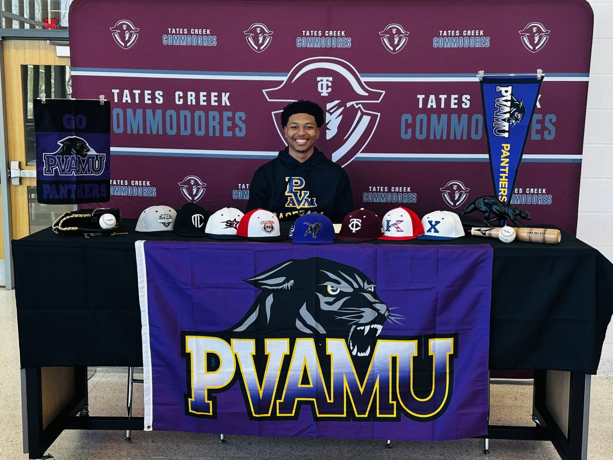 Officially a Panther!!! Ready to finish with my brothers in KY then headed to Texas to compete with the new family!!! @CoachBwhitePV @CoachARiggins @pvamubsb @PVAMUPanthers @ThePACKofPVAMU @PVAMU
