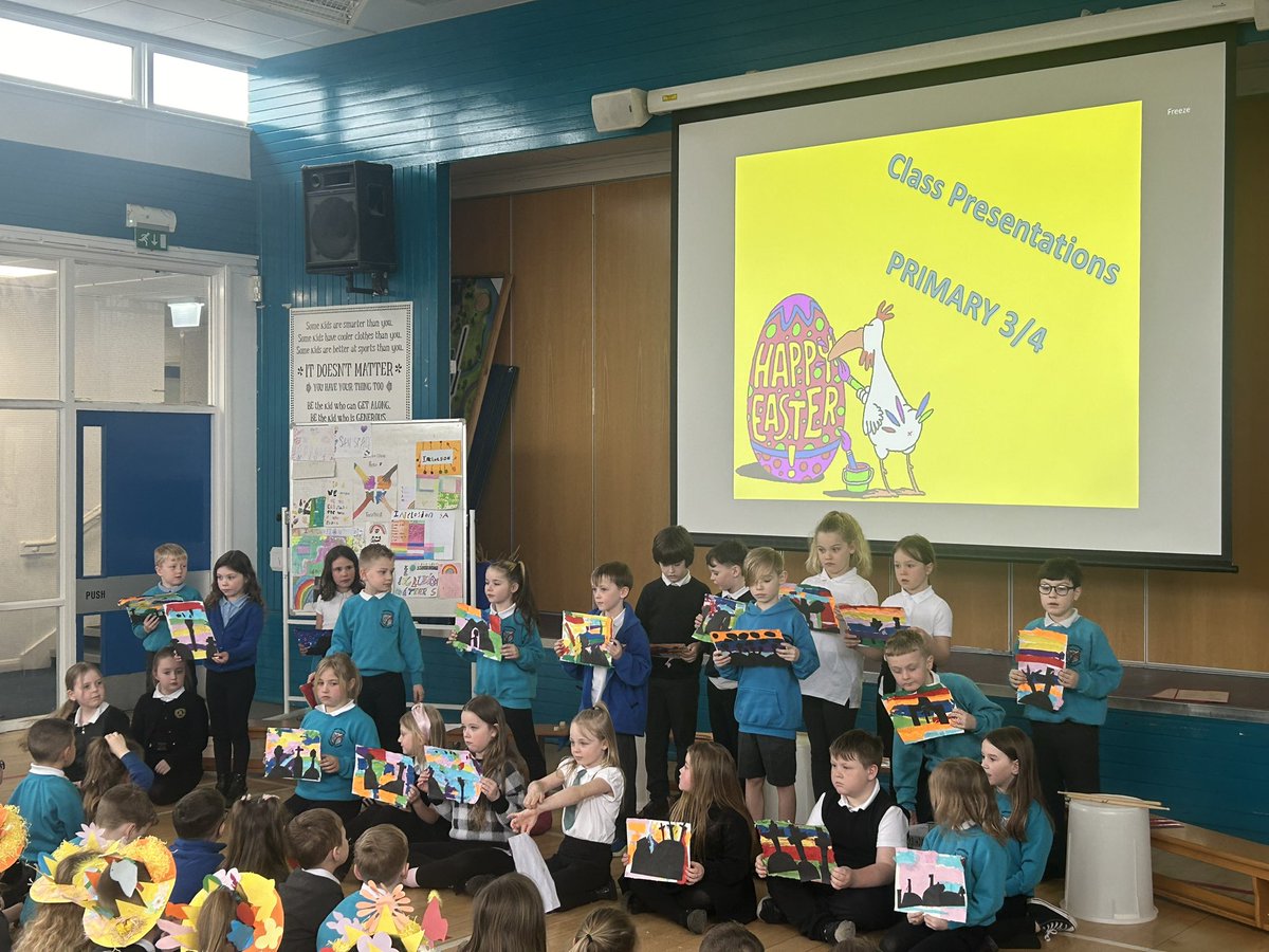 KincaidstonPS's tweet image. Lots of celebrations at our Easter assembly this week!Each of our classes shared some learning and we had songs,art work,poetry and a quiz!!
#celebratingachievements #easterlearning