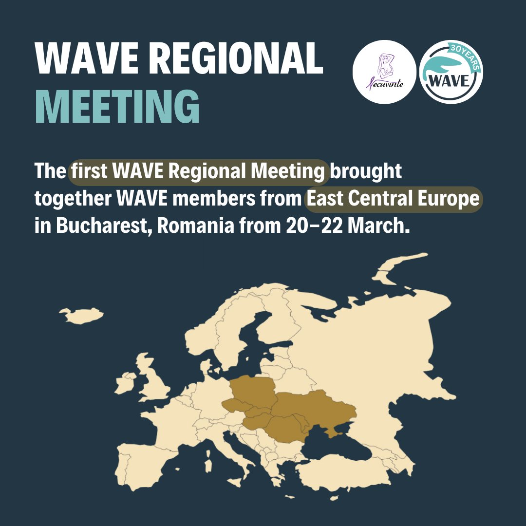 The first WAVE Regional Meeting took place in Bucharest, Romania, from 20-22 March 2024. Co-organised with WAVE member @necuvinte, this gathering brought together WAVE members from East Central Europe. What a huge success! Thank you to all participating #WAVEmembers! #endVAWG