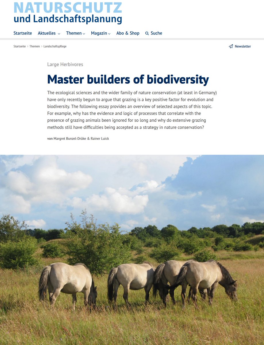A really nice paper about grazing and biodiversity in nature conservation. nul-online.de/artikel.dll?AI…