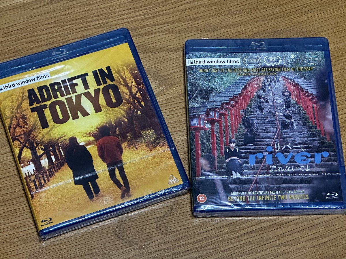 Arrived today ! That’s my Easter weekend viewing sorted 😁

ADRIFT IN TOKYO and RIVER

#terracottastore #thirdwindowfilms