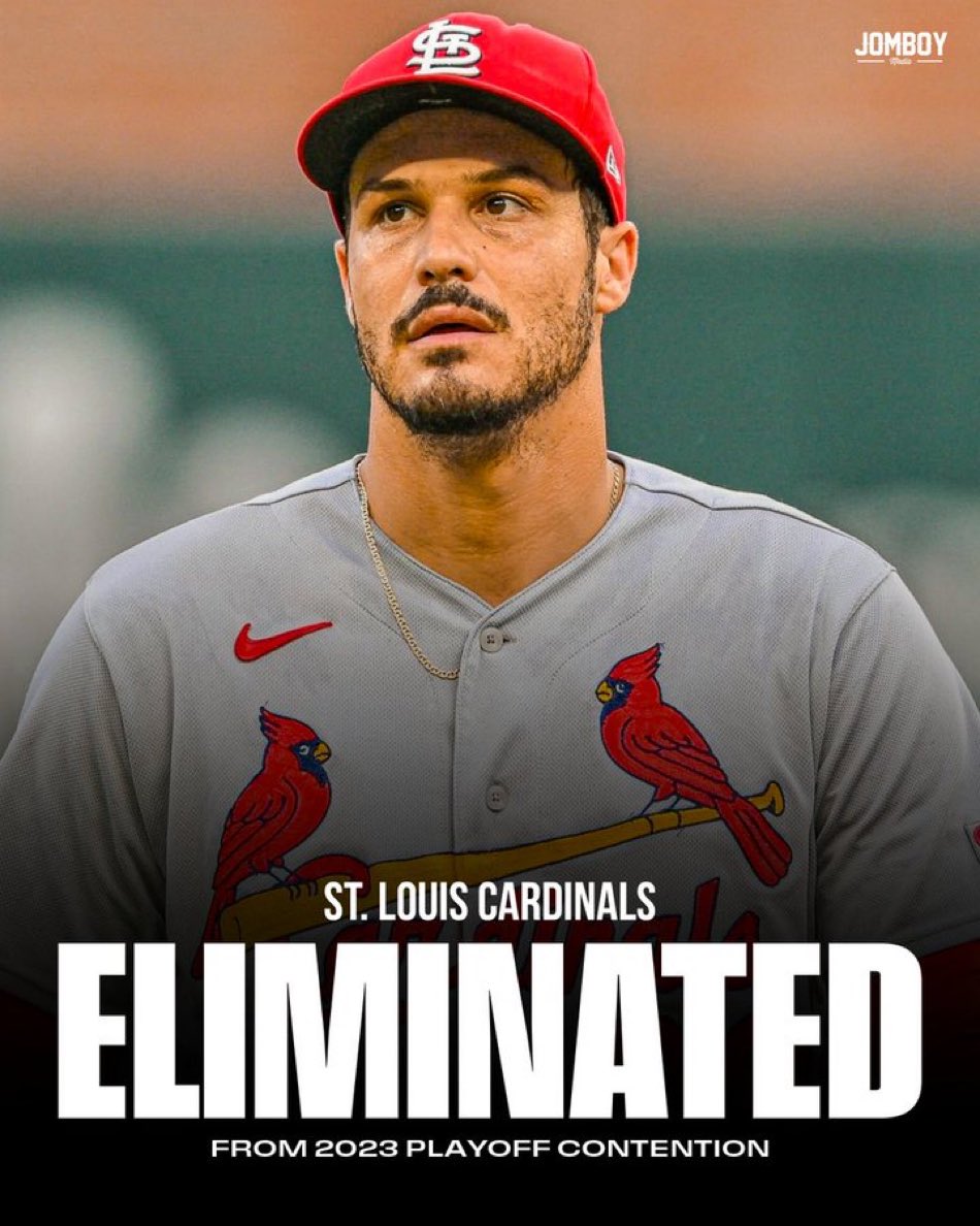 gatewaygrinders's tweet image. The Cardinals have officially been eliminated from playoff contention just 45 minutes into opening day.