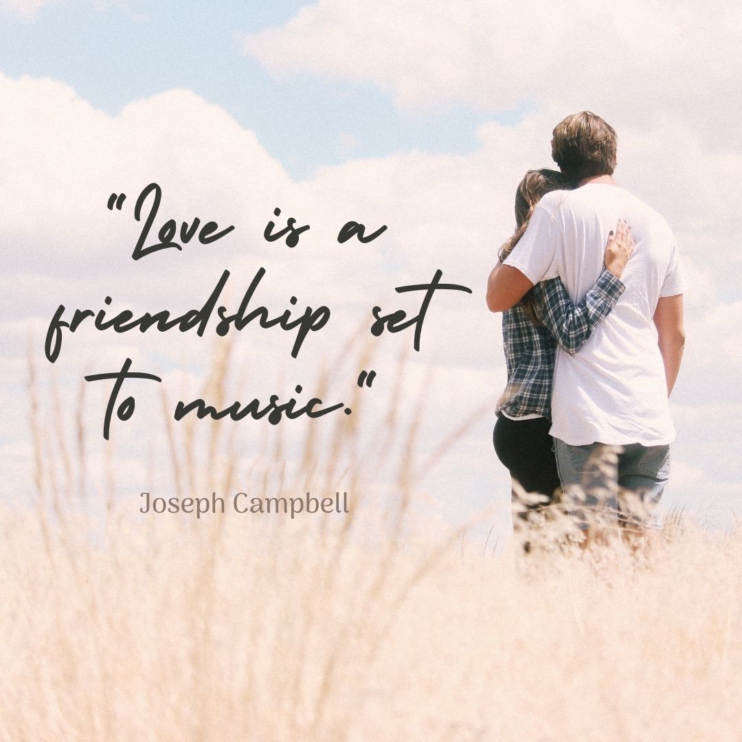 Love is a friendship set to music.

~Joseph Campbell

#love #friendship 𝗦𝗵𝗼𝘄 𝘆𝗼𝘂𝗿 𝘀𝘂𝗽𝗽𝗼𝗿𝘁 𝘄𝗶𝘁𝗵 𝗮 𝗹𝗶𝗸𝗲! #thefoundershub #freebusinessadvice