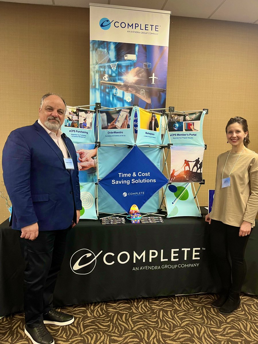 nursinghomesof1's tweet photo. Thank you to our 23 vendors who created such an impressive trade show! Here are a few of the impressive booths. We value your products &amp; services as our partners in care! @Sysco @lawtonsdrugs #CompletePurchasingServices #CSBT https://t.co/uZgserRiK8