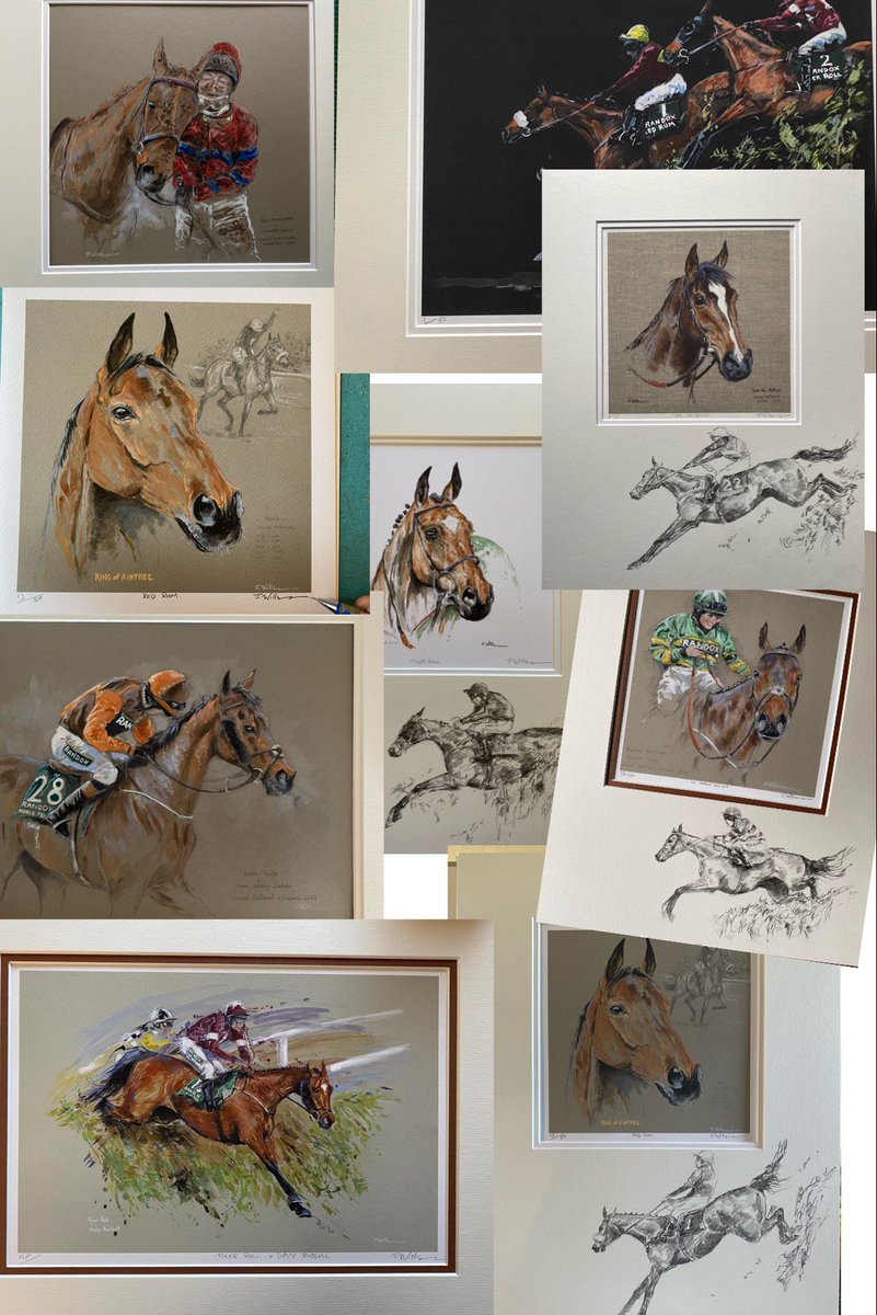 Grand National winners . Limited edition prints . #Aintree #GrandNational