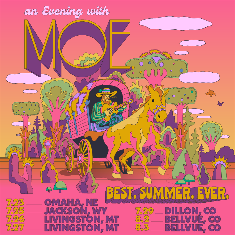 Giddy up! Tickets for all those new 'Best.Summer.Ever.' dates are now up for grabs. Get yours and let’s kick up some dust this summer! 🤠🎟️👉 moe.org/tour