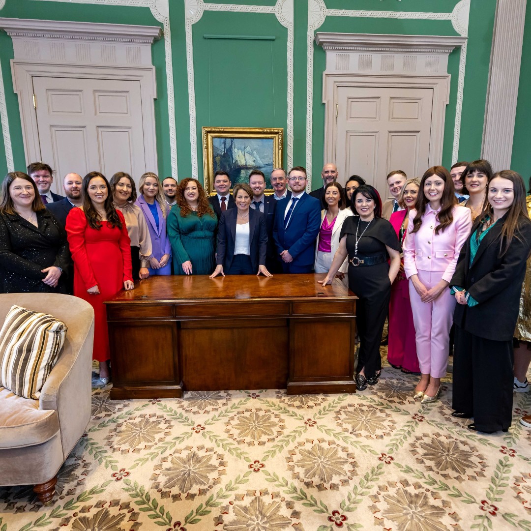 What a day in Boston! The 25@25 group started the day with some all-important learning on finance in entrepreneurship at @Babson and then made their way to the Massachusetts State House for a tour, home of @MassGovernor Maura Healey, who the group enjoyed meeting. #UUBGFA25