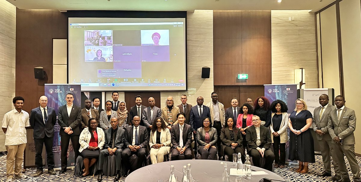 Concluded the #PreTanaForum with an insightful dialogue on #MaritimeSecurity for sustainable oceans. Experts shed light on key strategies and solutions. @mission_japan @IPSS_Addis