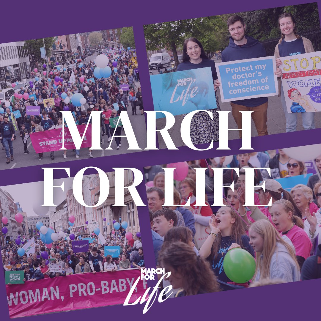 💙 MARCH FOR LIFE 💙 📆 May 6th, 2024 (Bank holiday Monday) 📍 St. Stephen's Green, Dublin 🕛 2pm #MarchForLife #UnityInAction #ProLife #StandForLife #MarchForLife #ProLife #StandForLife