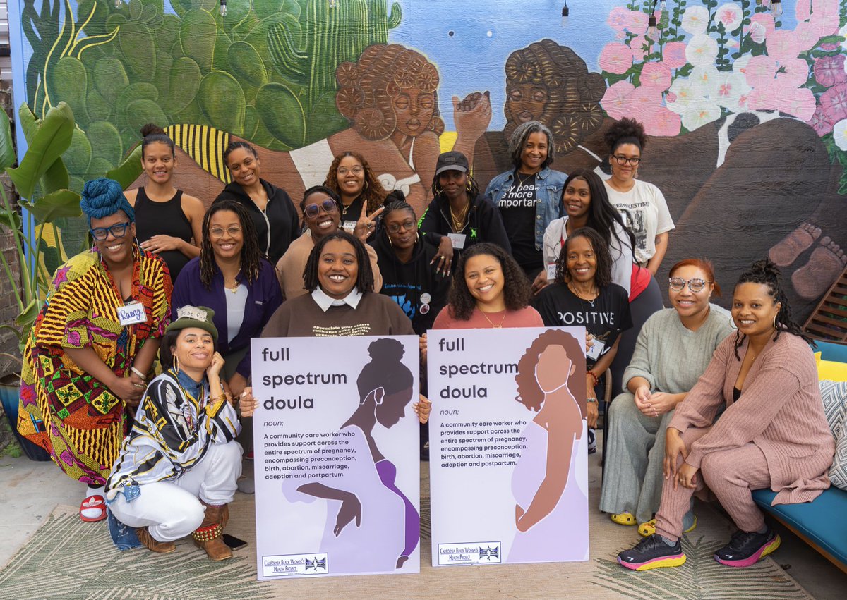 It's #WorldDoulasWeek! We thank doulas supporting the Black community and will continue to support and uplift them! Black Birthworkers - check out our Birthworker Toolkit: flipsnack.com/cabwhp/a-black…
