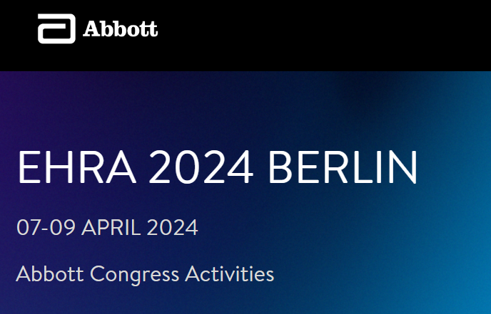EHRA 2024 is around the corner, and we’re excited to meet you all in Berlin. See all activities that Abbott organized for you! web.cvent.com/event/1b5a95f6…