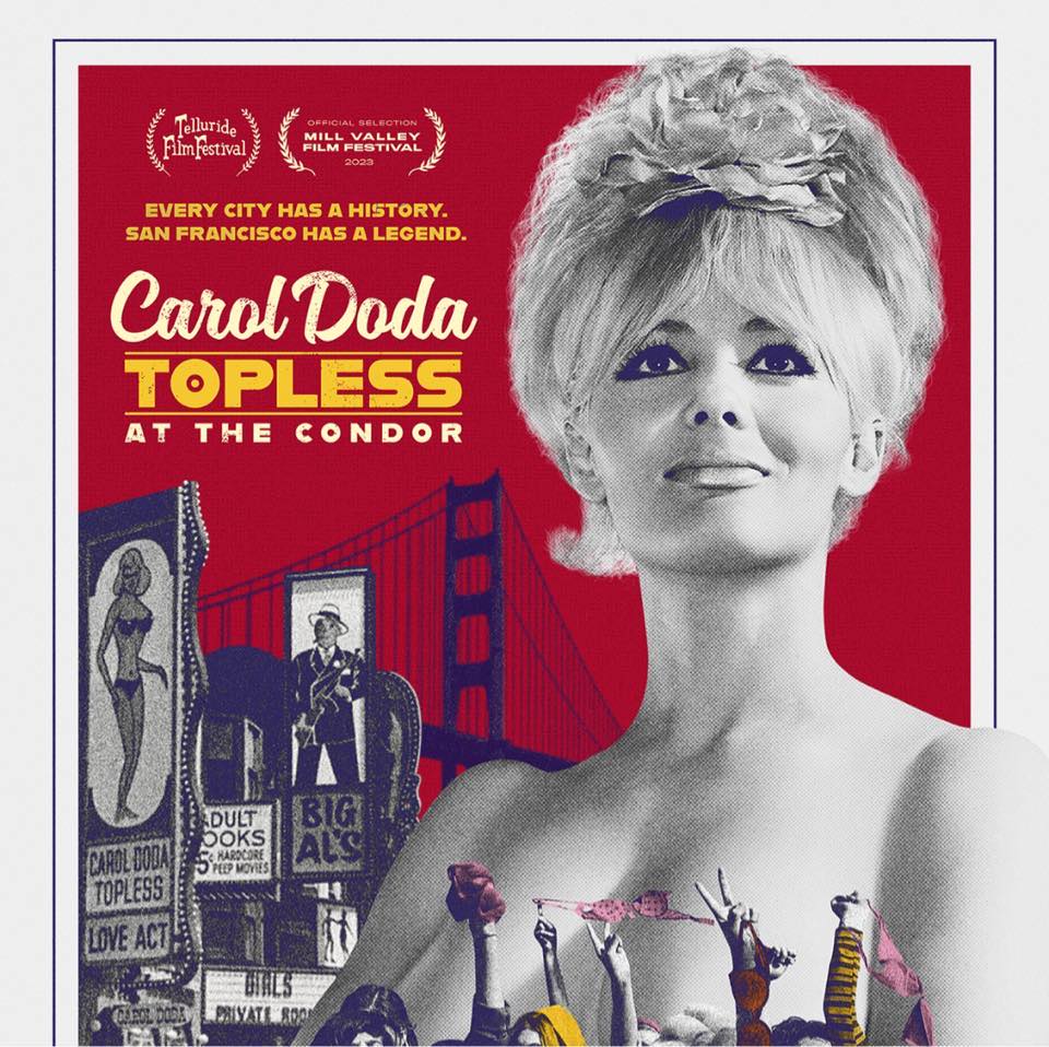 Don't miss Carol Doda Topless at The Condor with a Doda-Esque Burlesque pre-show in select theaters this weekend! Visit caroldodamovie.com for tickets and listings. #caroldodatoplessatthecondor #caroldoda #jonathanparker #picturehouse #marlomckenzie #condorclubsf