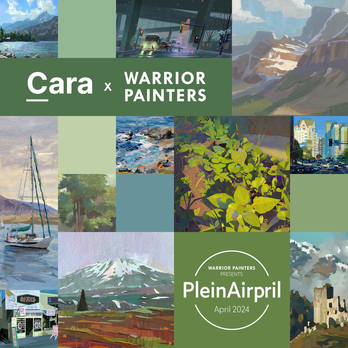 Excited to see everyone on @Cara_HQ this #PleinAirpril 🤗