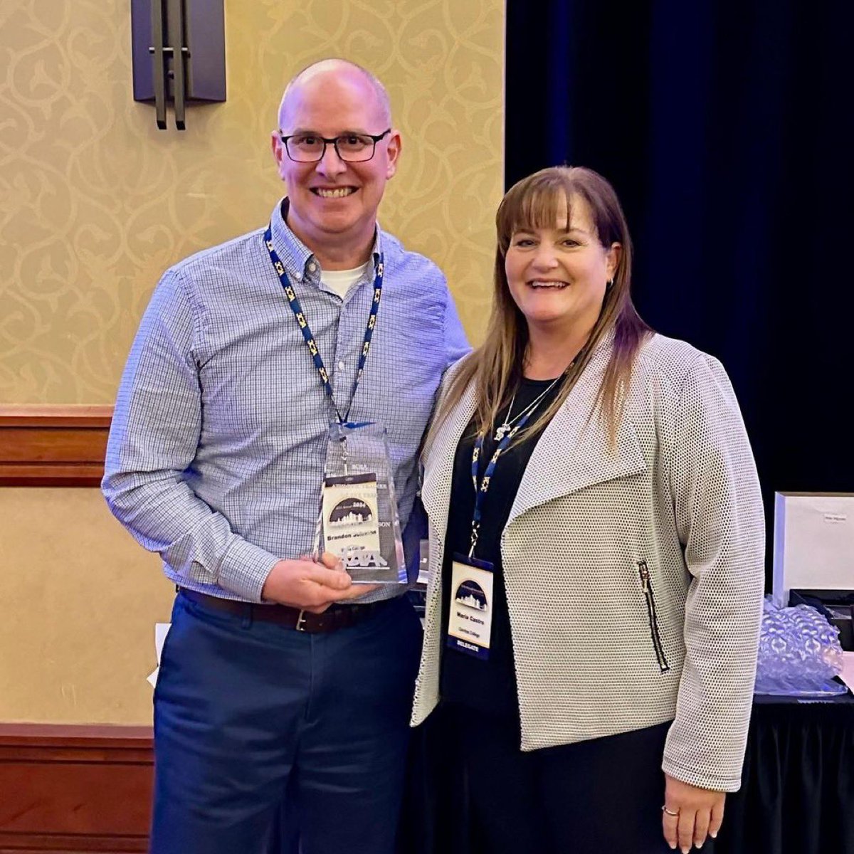 We are excited to celebrate Brandon Johnson as our 3C2A Athletic Trainer of the Year! Brandon, from Sierra College, guided us through COVID as our 3CATA President & was the founding chair & continued member of our EDI committee. Thank you Brandon for all your work! Congrats!