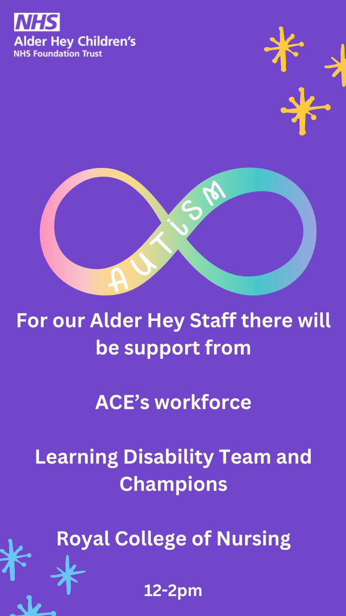 Calling all @AlderHey staff join us tomorrow for #autismacceptance and pledge your support to increase your knowledge and understanding of Autism to help promote awareness and acceptance of neurodiversity and complete the Oliver McGowan training @TheForumAH @PaulaMc007 @Autism