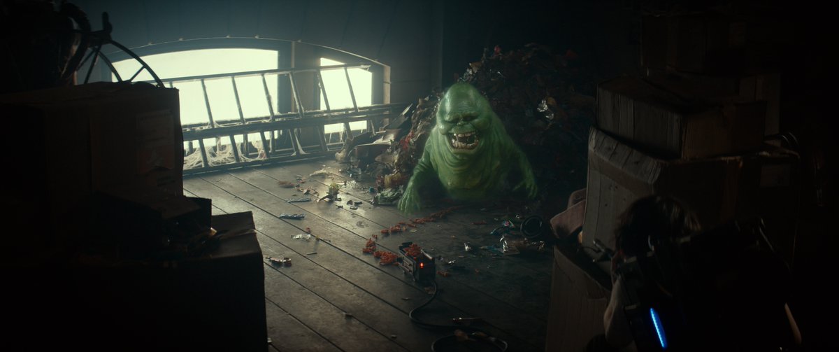 400 Imageworks artists worked on #Ghostbusters: Frozen Empire and these iconic characters - the Mini-Pufts and Slimer!