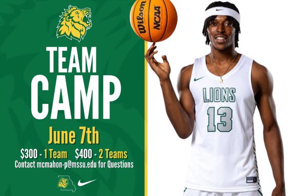 Team Camp is just around the corner! Great opportunity for teams to improve as a group and play games against high level competition. Make sure to get signed up! 🦁🦁