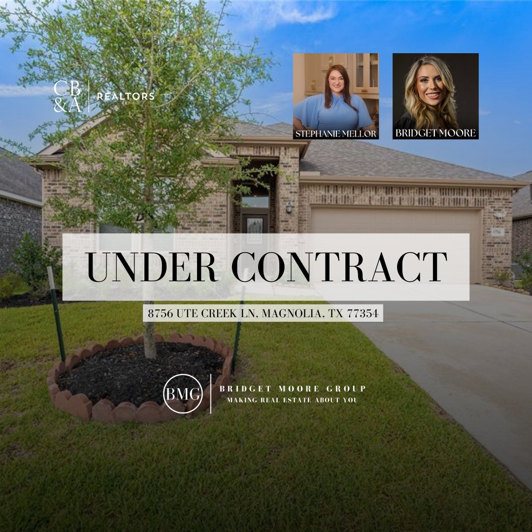 ✨ UNDER CONTRACT ✨ We’re so excited for these Sellers of ours! It was an honor to represent you in the sale of your home. Thank you for trusting us throughout the process. Here’s to the next chapter! #bridgetmooregroup #makingrealestateaboutyou #realestate