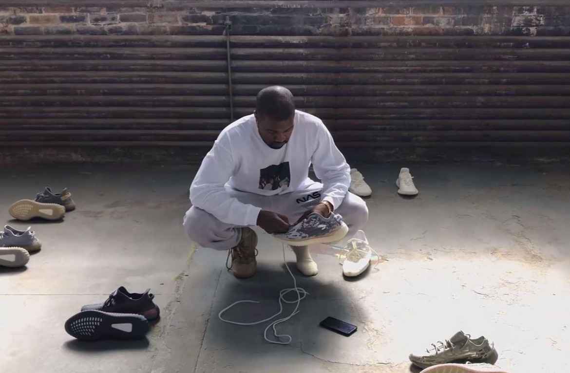 Ye working on Yeezy shoes and apparel (2018)
