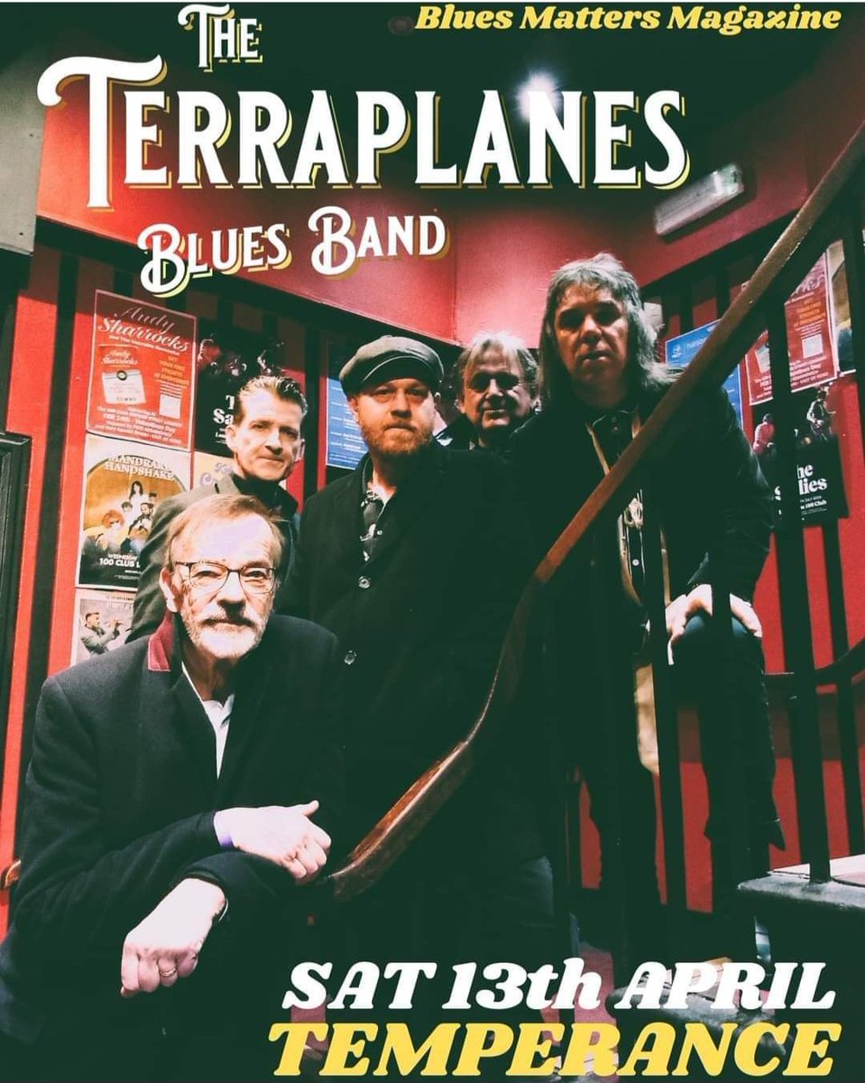 We are making a Live Album! If you want to be in the crowd please follow the link and join us at THE TERRAPLANES LIVE! at TEMPERANCE, Leamington Spa on Saturday 13th April. eventbrite.co.uk/e/blues-temper…