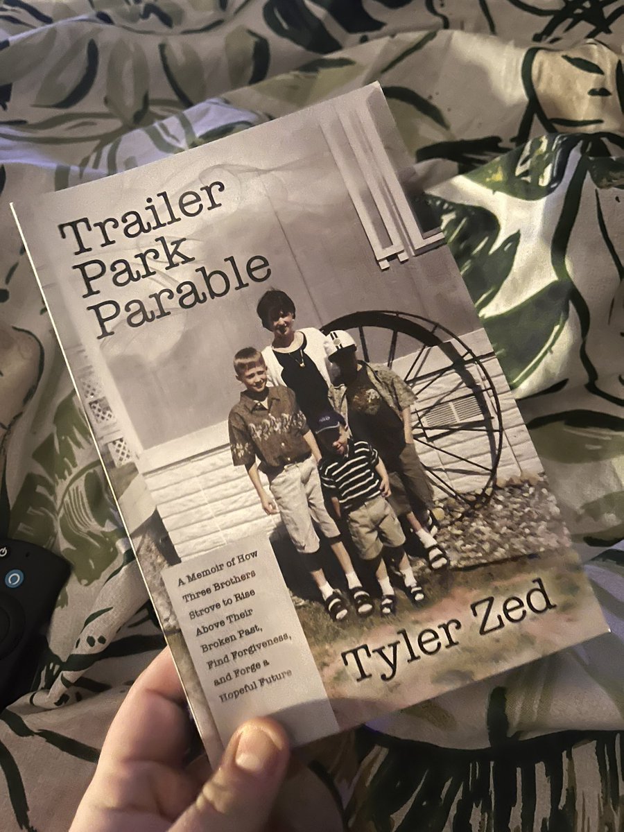 Just want to say to @realTylerZed this book is fantastic!! And hits home in many ways.