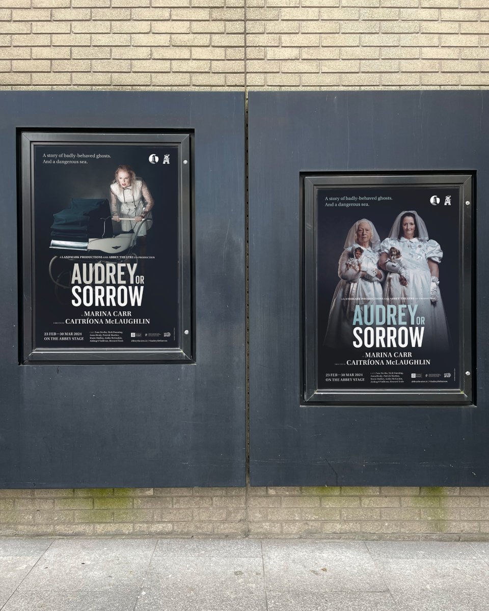 Graphic design for Marina Carr’s Audrey or Sorrow. At the Abbey Theatre for two more days. A co-production with @LandmarkIreland. @AbbeyTheatre. Photography by Patricio Cassinoni