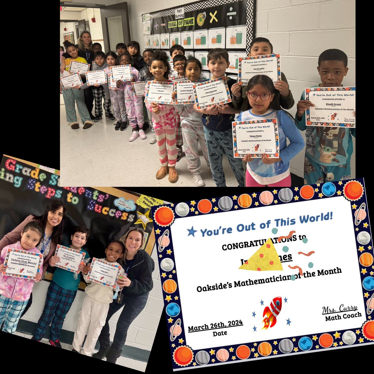 Today we celebrated our Mathematicians of the Month! Mathematics is not only about numbers, equations, or algorithms. It's about perseverance, creativity, and the thrill of solving problems!
