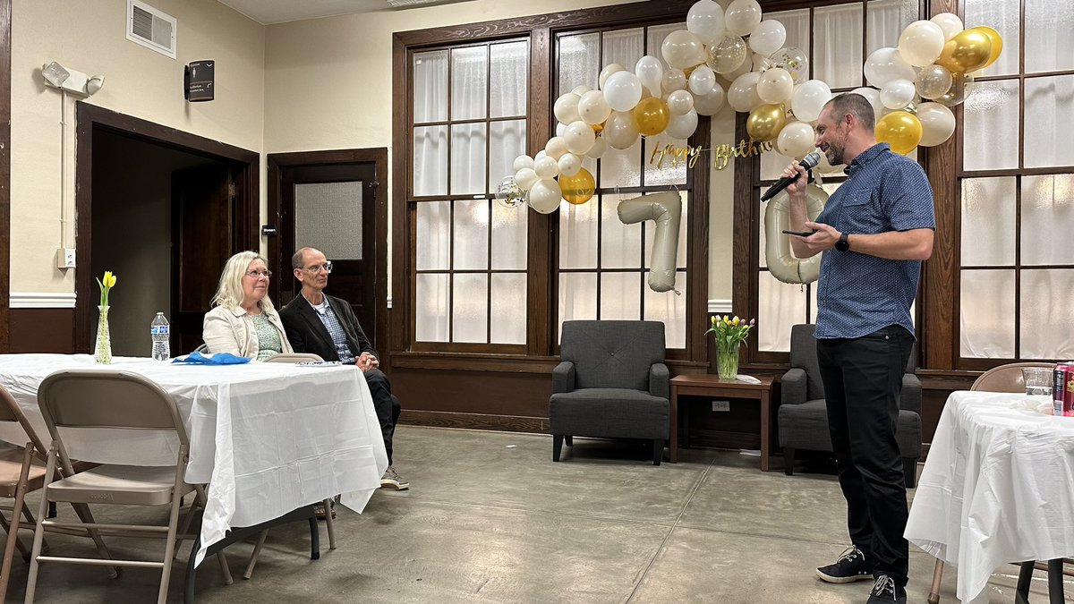 Surprise 70th birthday party for both Tom & Diane Schreiner. They are deeply loved in their church, their workplace, and their neighborhood. Love you, @DrTomSchreiner.