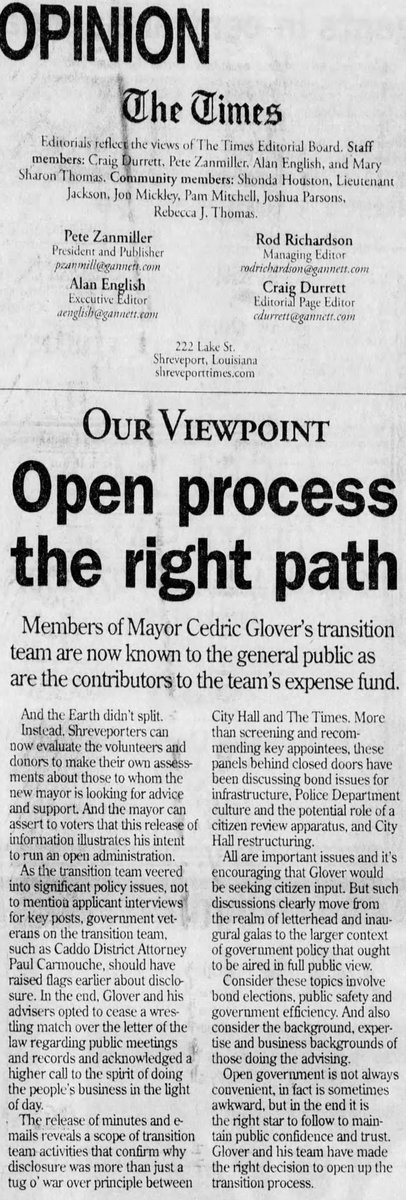 #TBT Such a beautiful and bright day in March has me wondering what in the world ever happened to Sunshine Week?🤔 #SunshineWeek #SunshineWeek2024 The Shreveport Times 25 March 2007