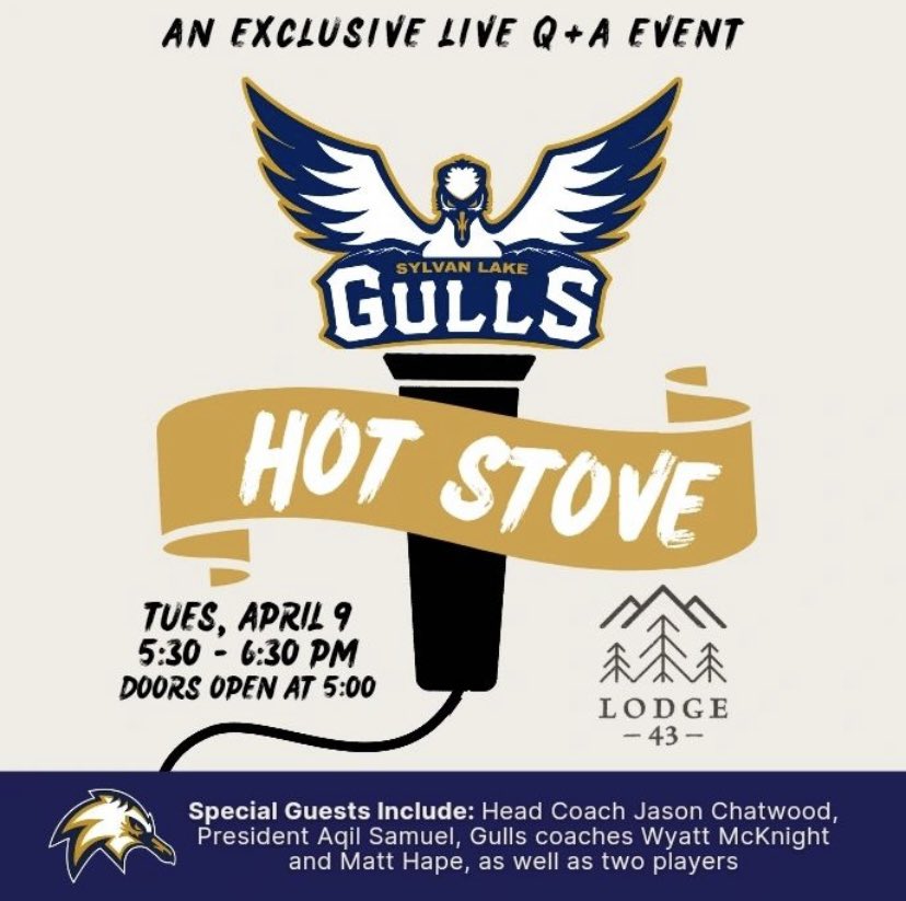 Join us for our second annual Hot Stove Q&A Event on Tuesday, April 9th. The exclusive live session has limited spots available, so we invite fans to tune in on our Facebook page for the live video feed! We would like to thank Lodge 43 for hosting the event!