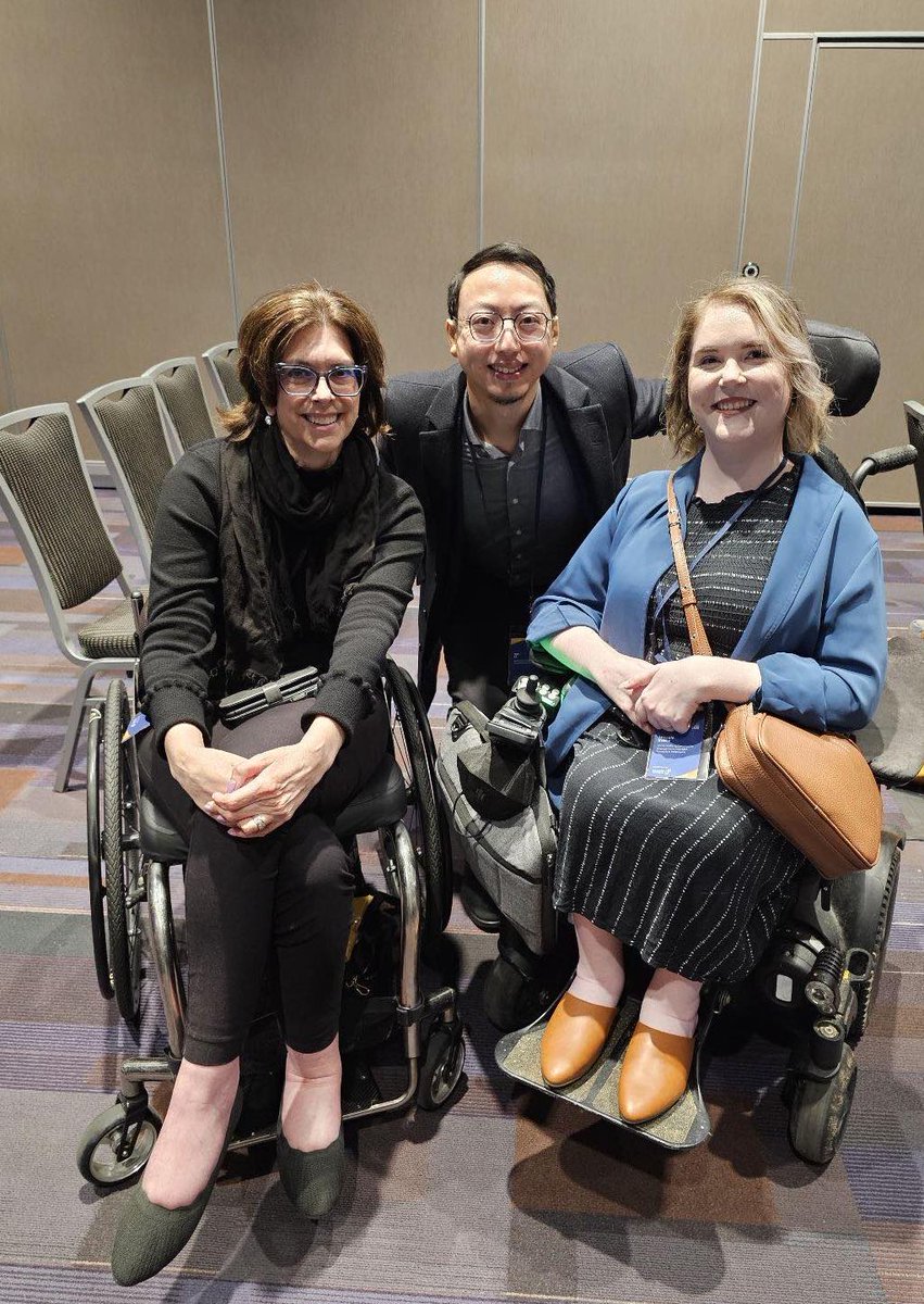 Yesterday at #APN2024, Yat and Micaela with @Stephanie4BC, Chief Accessibility Officer of Canada. It’s great to reconnect with our long-time collaborator who has always been a steadfast supporter of the work we do at Accessible Employers and Presidents Group advisory committee!