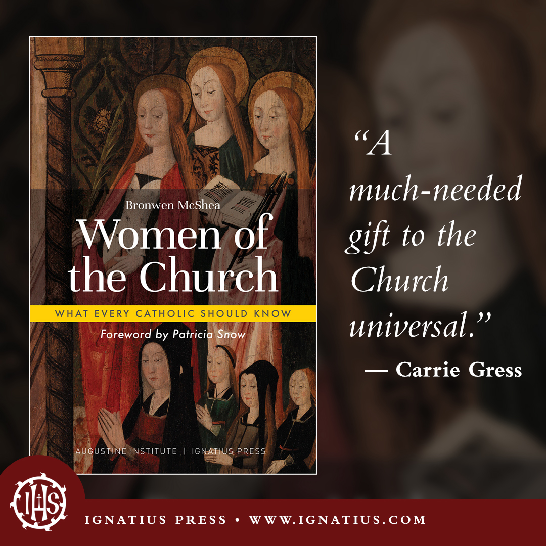 NOW AVAILABLE: In this innovative survey of Church history, @bronwenmcshea demonstrates that faithful women have always been at the heart of the Church's common life, shaping it and the course of entire civilizations. bit.ly/3uZ3QSH