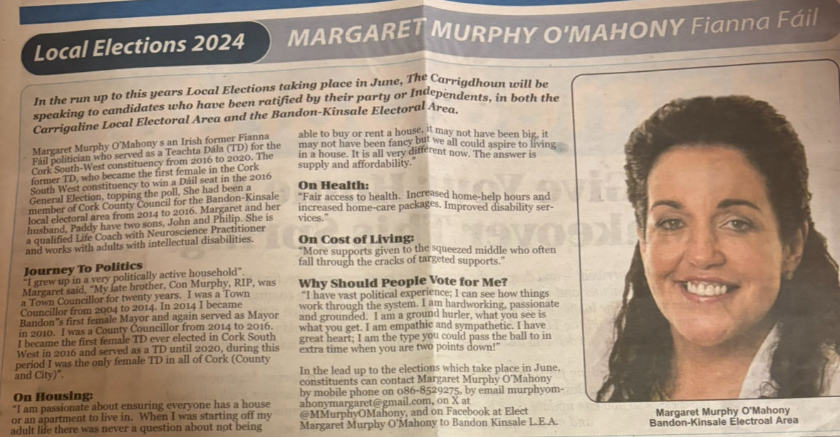 Delighted to feature in the current issue of ⁦@Carrigdhounnews⁩ , thanks lads.