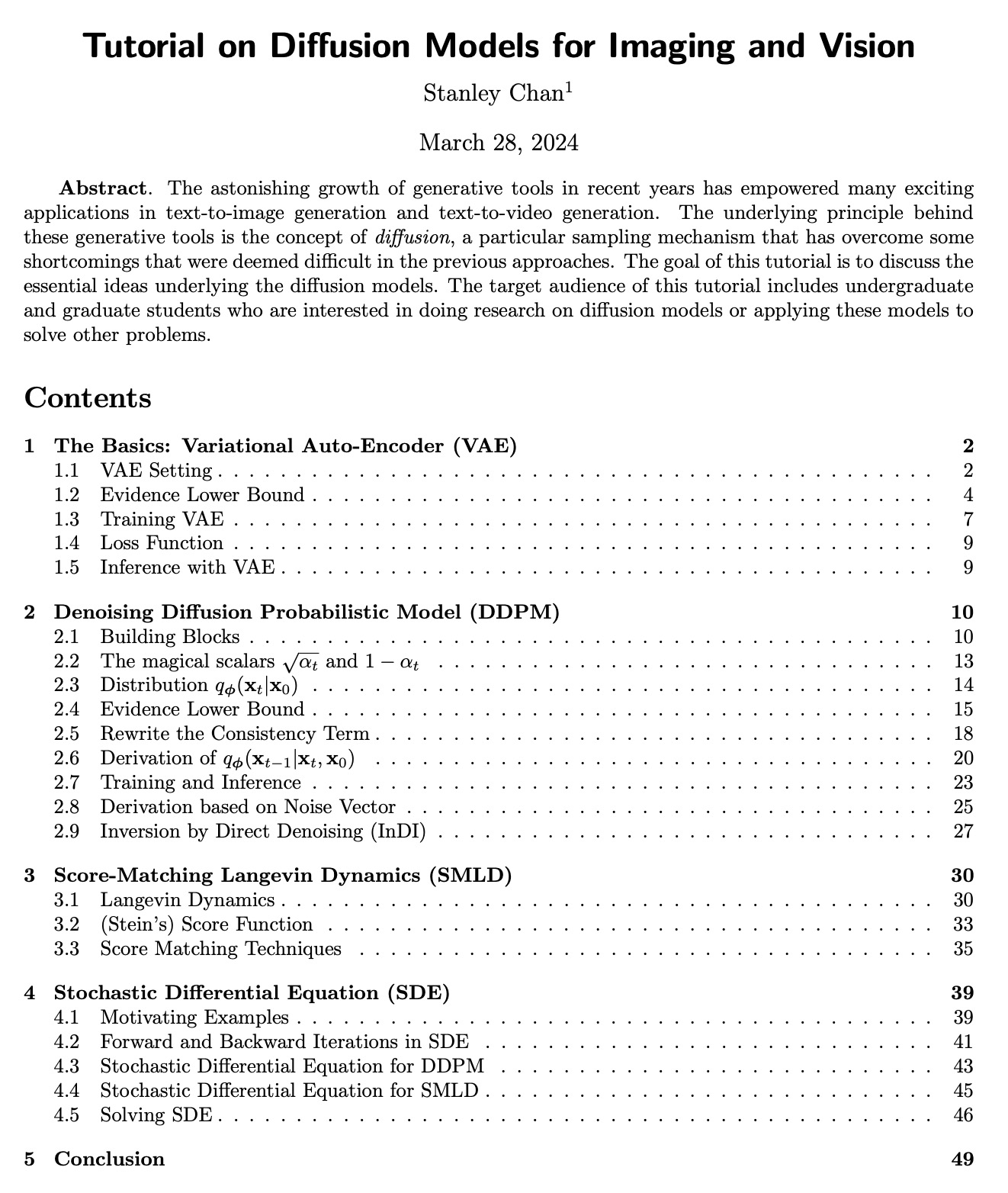 fly51fly on X: &ldquo;[LG] Tutorial on Diffusion Models for Imaging and 