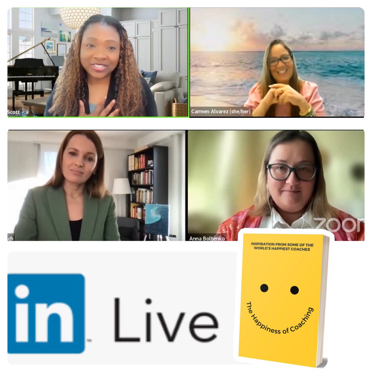 Honored to be interviewed by Dr. Cree Scott about my book “Happiness of Coaching”along two of the other co-authors. This is a collaboration of 19 women coming together with a shared purpose. #WomensHistoryMonth2024 #Wellbeing