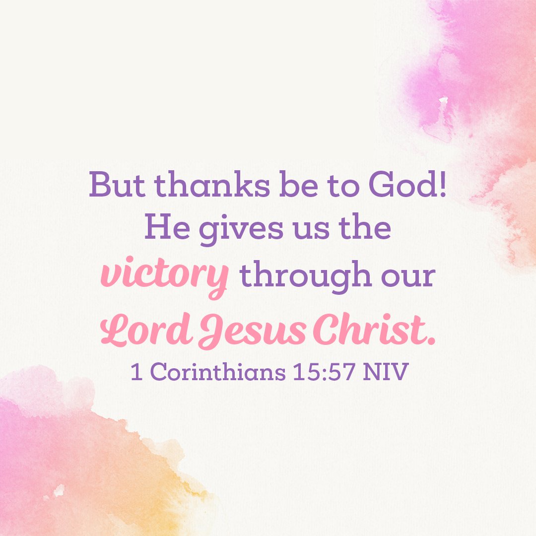 Thanks be to God! ✝️