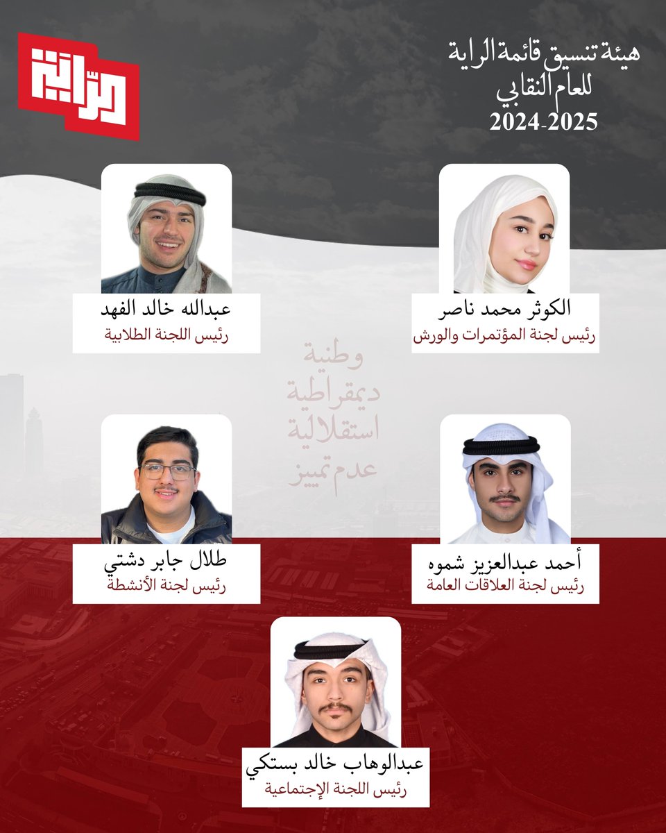 تم تشكيل هيئة تنسيق قائمة الراية للعام النقابي 2024/2025

#NUKS
#NUKSUK