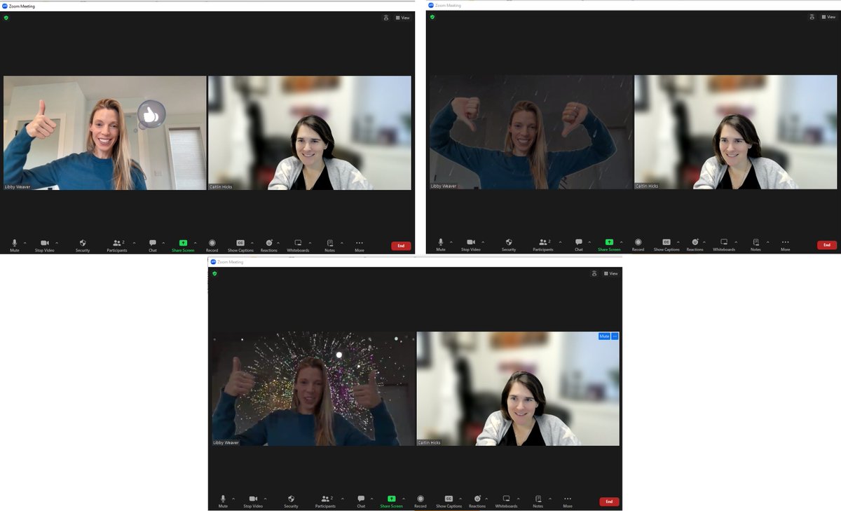 Had a @Zoom meeting today and this happened . . . Hand Gesture #Emojis!!! #BestMeetingEver #MindBlown🤯🤯🤯