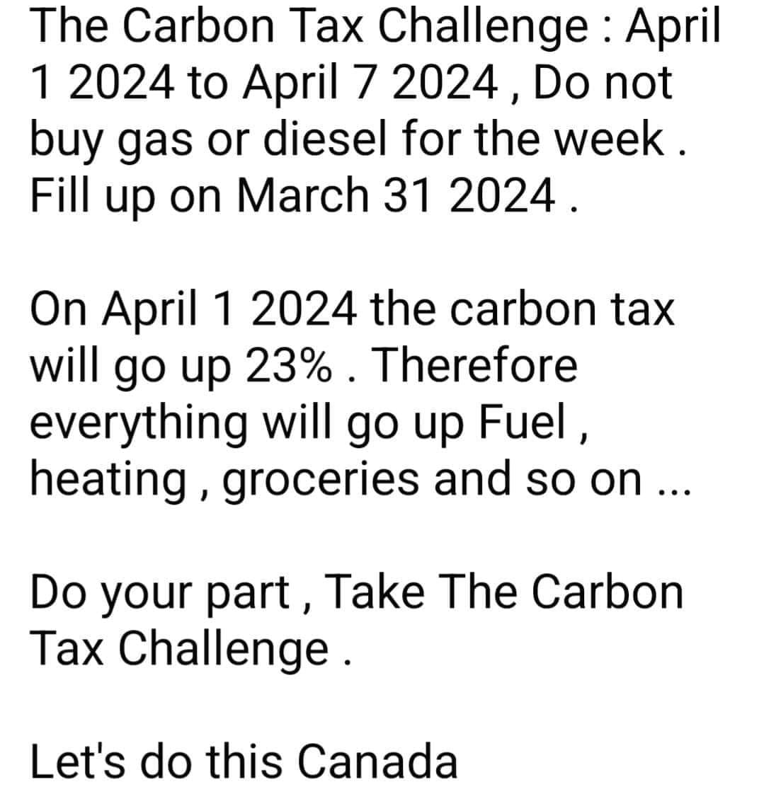 #CarbonTax Toronto Star Albertans Cocaine Happy Easter Bill of Rights Ontario Danielle Smith #ClimateScam #VaccineSideEffects #BillC63