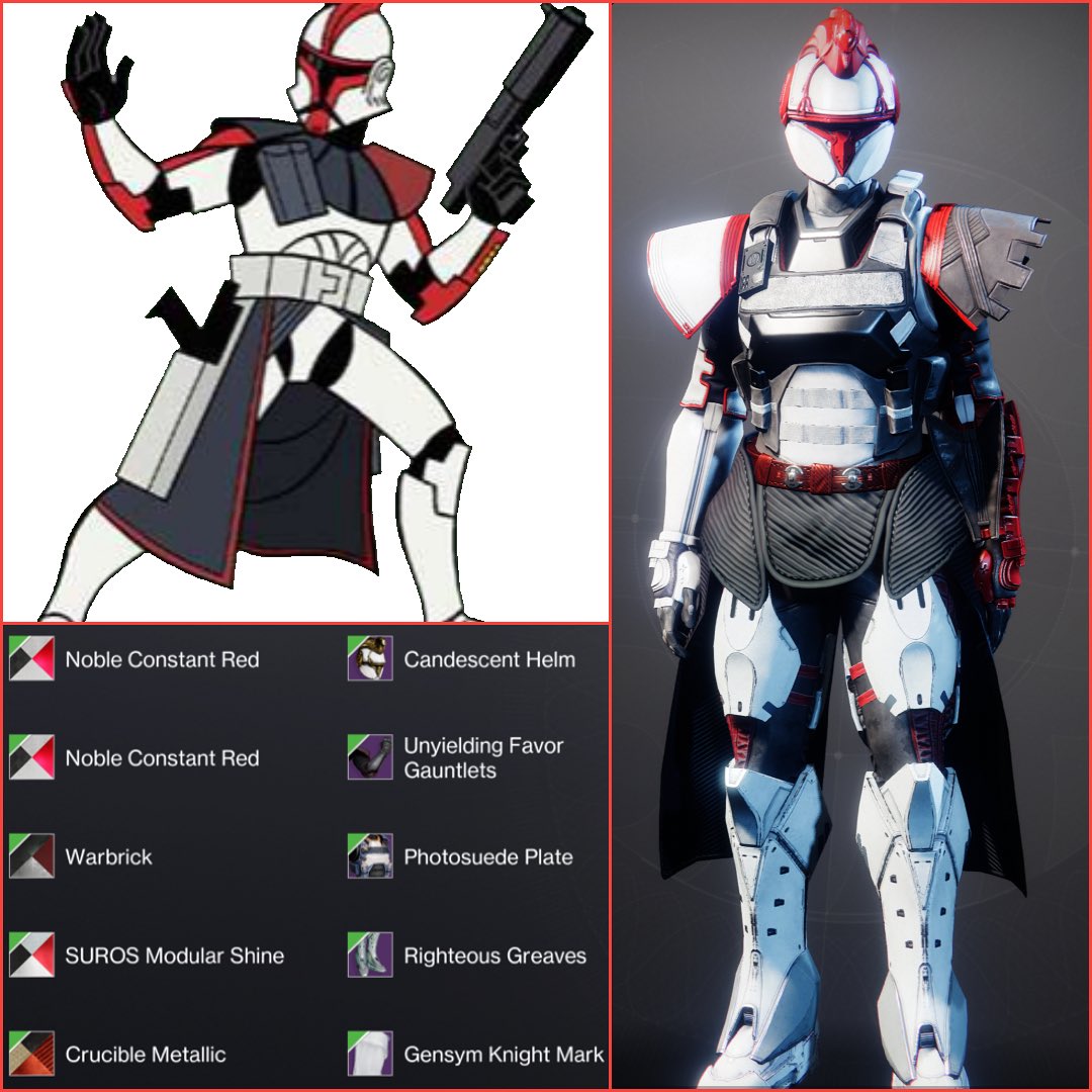 Clone Wars Inspired Titan Fashion! Credit to Spartan Jake from my Discord for making this Titan Fashion! Follow for more Destiny Fashion! #Destiny2 #Destiny2fashion #destinyfashion #destinythegame
