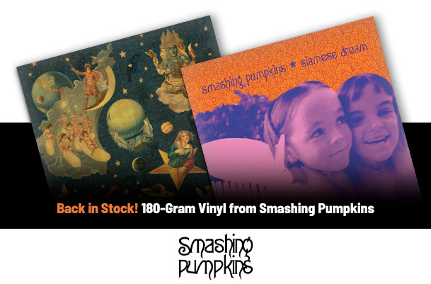 The Smashing Pumpkins 'Mellon Collie and the Infinite Sadness' deluxe vinyl box set! Remastered vinyl features the original record (four LPs). Plus 'Siamese Dream' — the album that broke the quartet in a big way. Order: tinyurl.com/5exn6z2j