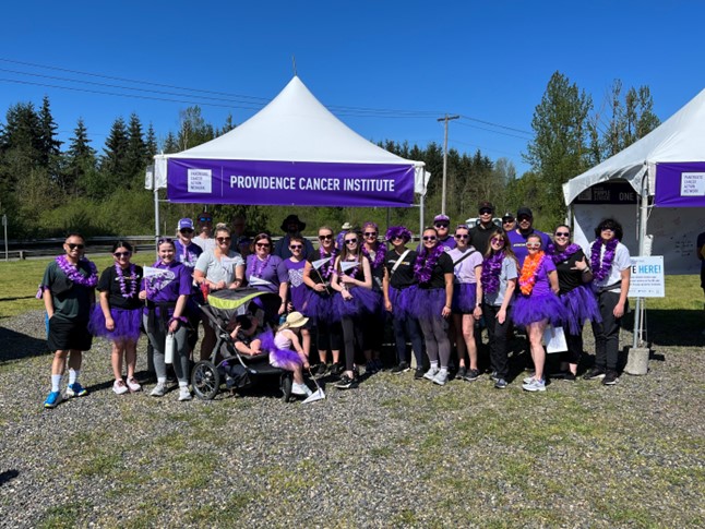 Join us on Sat April 27 as we run/walk with @PanCAN to help raise awareness and funds for programs to support #pancreaticcancer patients. We're committed to honoring our patients & families by sponsoring community events like #PurpleStride. Register at provhealth.org/6189ctLFh.