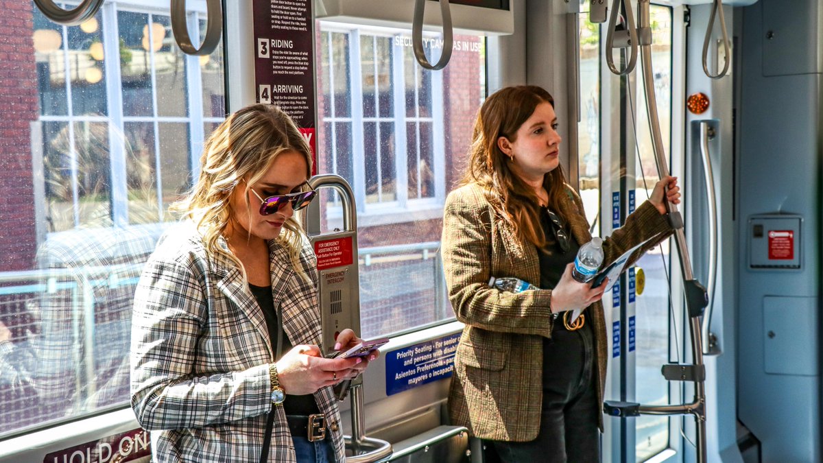 With free wifi on all streetcars and fixed route @EMBARKOK buses, it's easy to have a productive and hands-free trip ... Something not possible (or safe or legal) while driving a vehicle! #LovetheLoops #StreetcarSafety