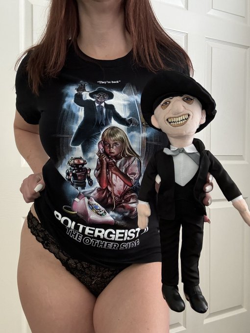 &ldquo;God is in his Holy Temple! Earthly thoughts be silent now!&rdquo; &ldquo;Carol Ann&rdquo;  🖤 Shirt from Gutter Garbs and<a href="/tag/collector"class="tags"><span>#collector</span></a><a href="/tag/horrorfan"class="tags"><span>#horrorfan</span></a><a href="/tag/shirtoftheday"class="tags"><span>#shirtoftheday</span></a><a href="/tag/polterg"class="tags"><span>#polterg</span></a>