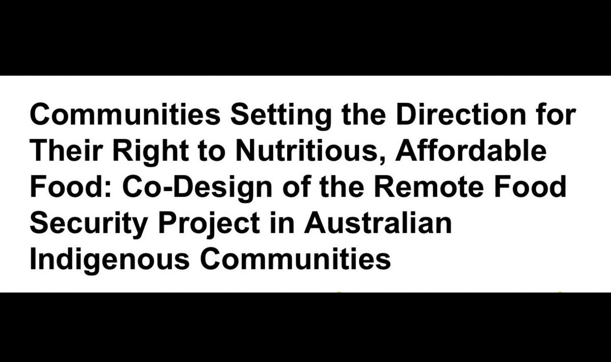 Open Access @IJERPH_MDPI Article on #Remote #FoodSecurity by the @ATSISUQ’s @BronFredericks + @meg_ferg_uson @FoodForAllJulie @_Amanda_J_Lee_ & team members available at mdpi.com/1660-4601/20/4… #FoodAccess #FoodSystems #PublicHealth #Indigenous #Community #Health #Nutrition #food