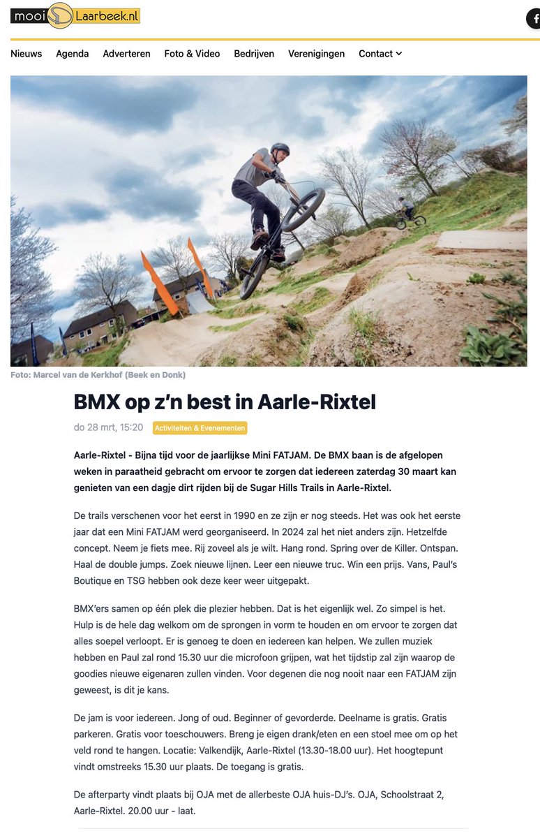 FATJAM's tweet image. Mini FATJAM MAKES THE LOCAL WEEKLY NEWSPAPER. 

SATURDAY 30 March! Be there.