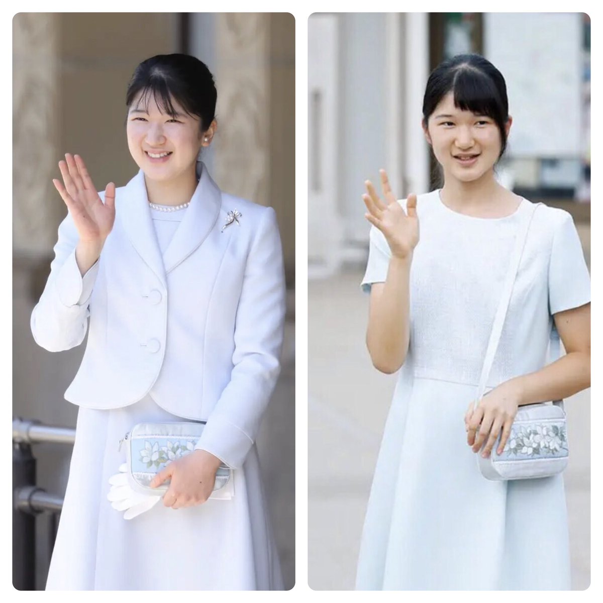 愛子さまのバッグ、今回はストラップを外されているのに8年前と同じ物って気付いた方凄過ぎる。これを知った時、昭和天皇がスリッパをボロボロになるまで履かれていたというエピソードを思い出した。物を大切される精神を受け継ぐ愛子さま。どこまでも感動させて頂ける御方✨
#敬宮愛子さまを皇太子に