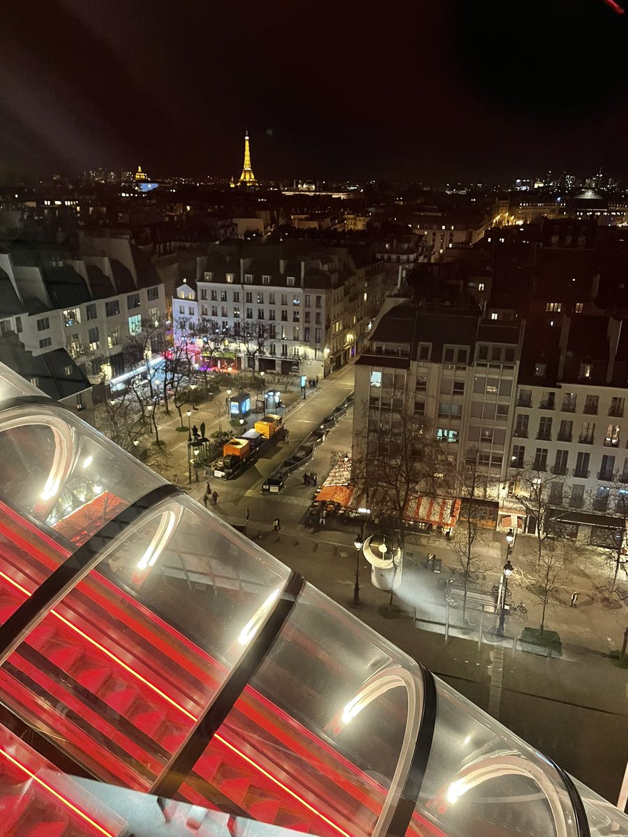 La nuit, Beaubourg. Visite nocturne de l’exposition Brancusi. Moment magique !