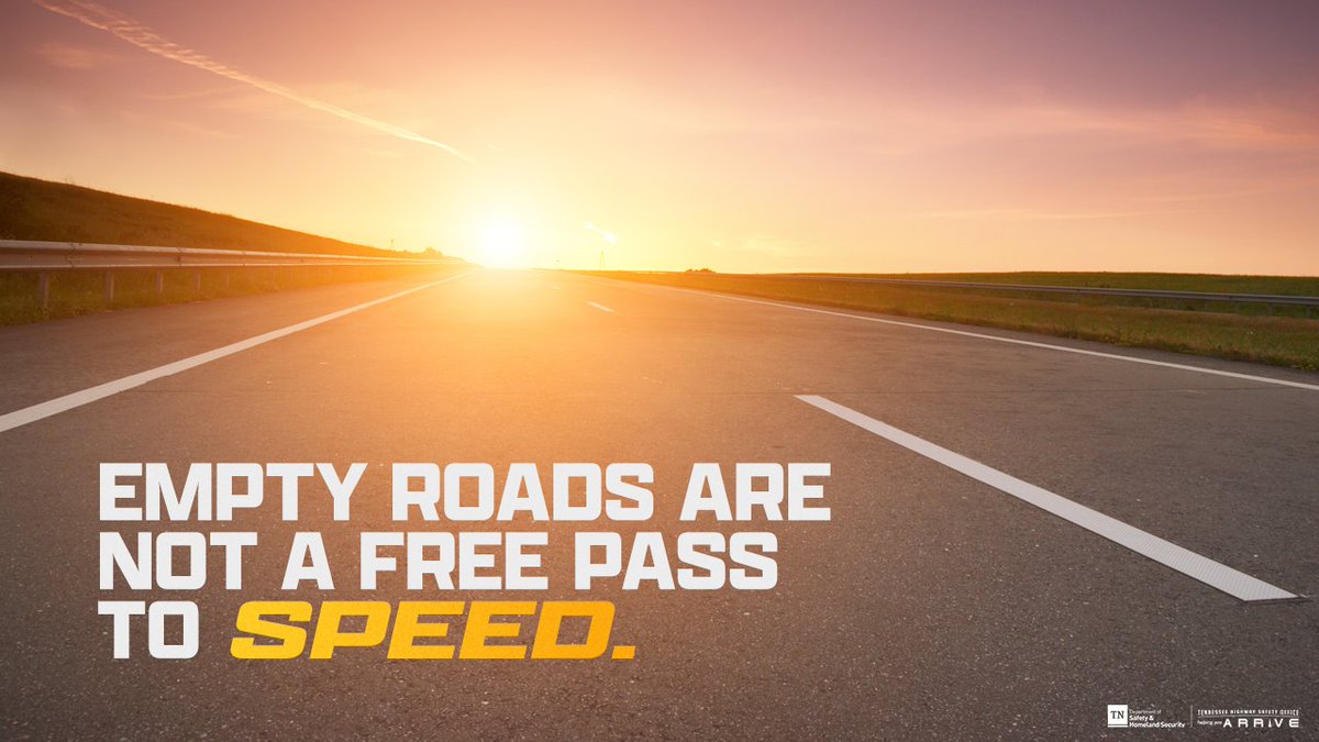 Tennessee’s beautiful backroads are meant to be shared, not raced on. Speeding caused 13,653 crashes in Tennessee from 2022-2023. tntrafficsafety.org/speeding #SlowDownTN