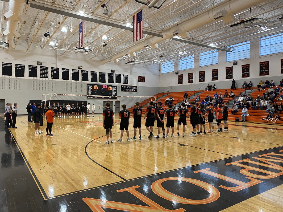 Boys volleyball vs. the Nazareth Blue Eagles set to begin!